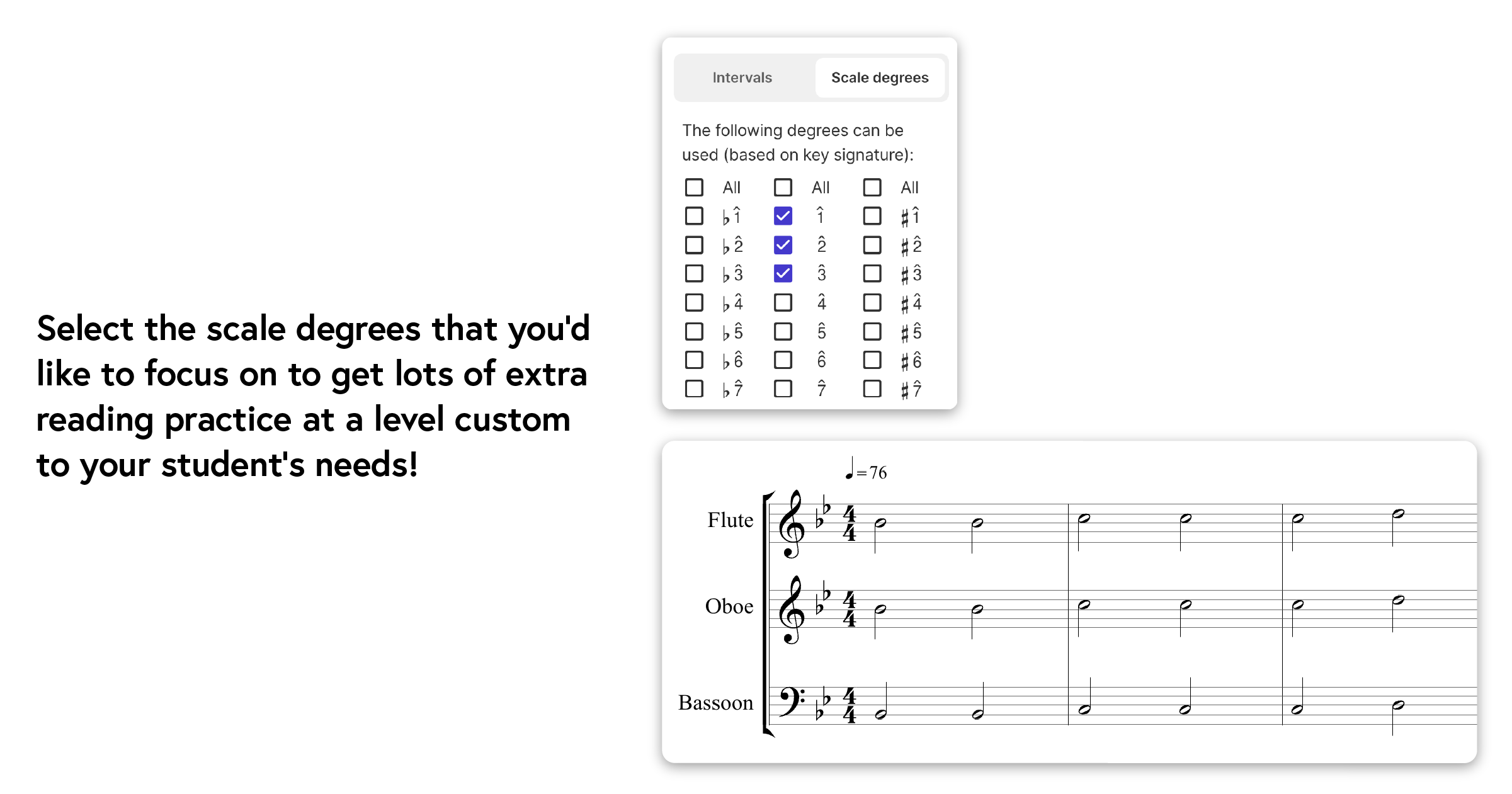 MakeMusic Cloud Sight Reading Studio