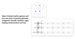 Sight reading exercise example