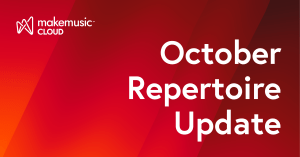MakeMusic Cloud Repertoire Update