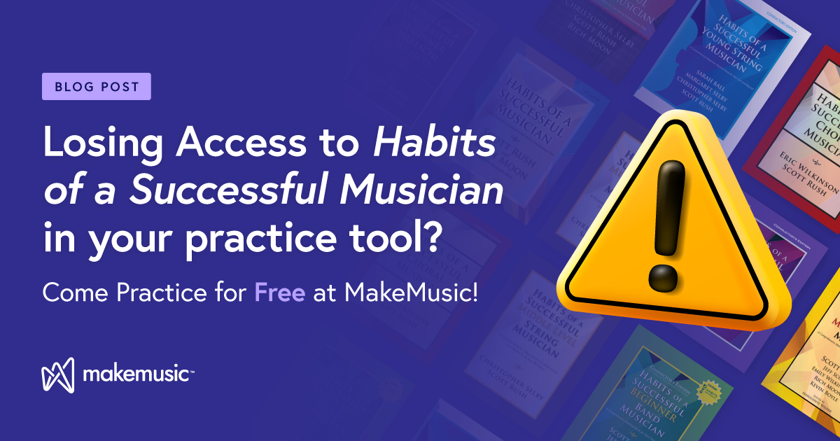 Losing Access to Habits of a Successful Musician?