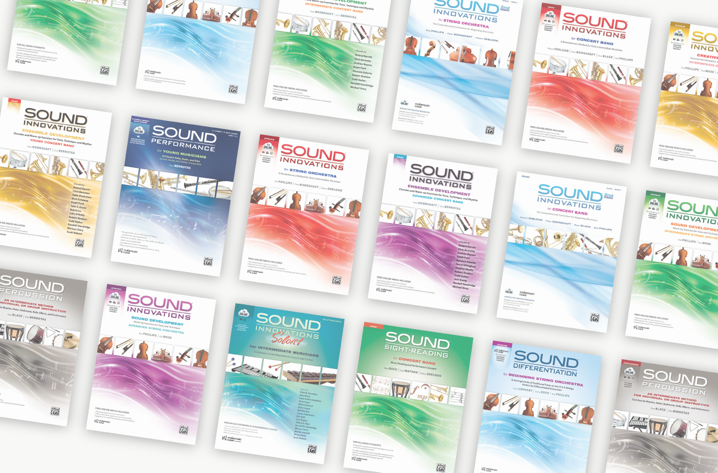 Sound Innovations book covers
